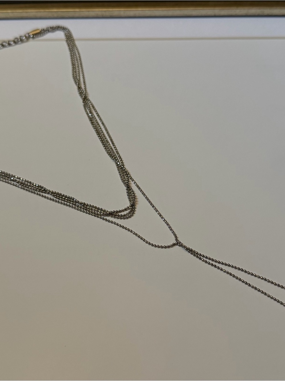 8 Other Reasons Silver Layered Y-Drop Necklace
